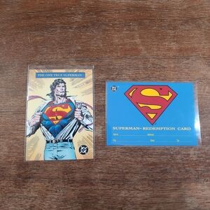 1993 DC Comics Bloodlines Embossed Foil The One True Superman